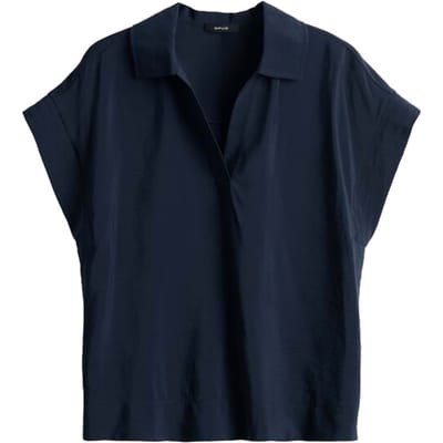 Regular fit blouse met korte mouwen van modalmix model 'Sinula'