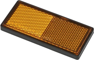 ProPlus Zelfklevende oranje reflector - rechthoekig - 85 x 39 mm - E4-gekeurd