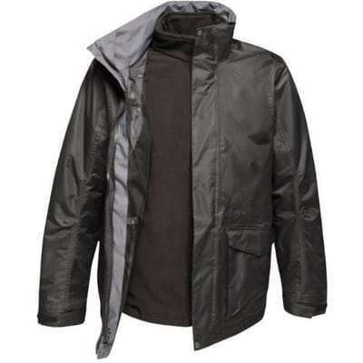 Regatta Heren Benson III Hooded Jacket (Verkeer Zwart)