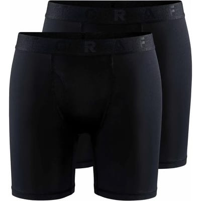 CRAFT ACTIVE BOXER 6-INCH 2-PACK Heren Sportonderbroek - Zwart