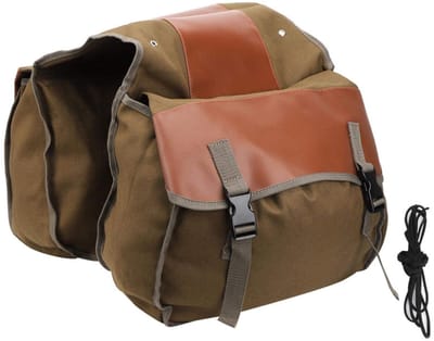 Dailygoods- Fietstas Achterrek - Multifunctioneel - Verstelbare Capaciteit 40 Liter - Slijtvast Canvas - Reflecterend - Maximale Belasting 49 Kilogram - Fietsbagage