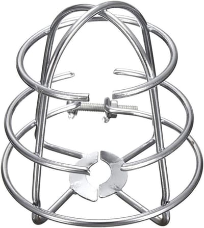 Beschermhoes voor Sprinklerkop, Muurbevestigde Beschermkooi van Gegalvaniseerd Ijzer, 9x8x5cm, Voor Bescherming Tegen Onopzettelijke Schade, Eenvoudige Installatie, Brandveiligheid en Duurzaamheid