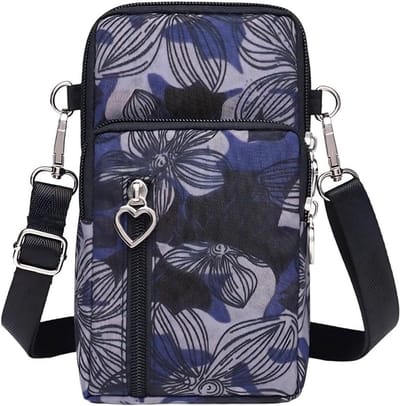 Dames telefoon tas, crossbody tas voor smartphone, kleine portemonnee voor onderweg, sportarmband, handtas voor dagelijks gebruik