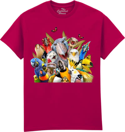 Vogels Watch The Birdie The Coloured House T-shirt M