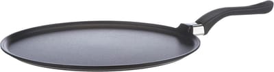 Crêpepan met anti-aanbaklaag 32 cm - Aluminium, Zwart