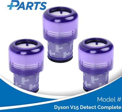 Dyson V15 Detect Complete Filters (3 Stuks, Plus.Parts® alternatief voor 970013-02)