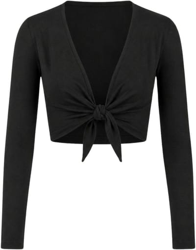 Dancer Dancewear - Balletvestje voor dans 'Florence' - Meisje en Kind - Zwart - Maat 110/116 (5/6 jaar)