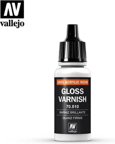 Vallejo Hobbyverf Acrylverf - 17 ml - Varnish - Gloss - Modelbouw Verf - Volwassenen - 70510 - Acryl Verf flesje