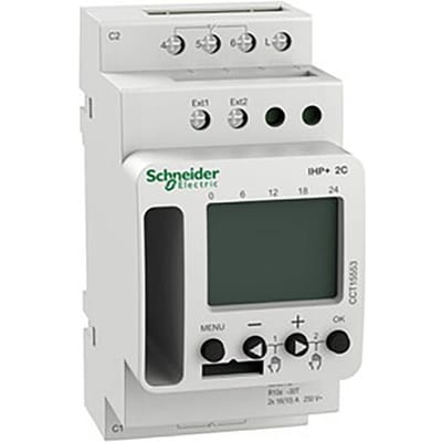 Schneider Electric CCT15553 DIN-rail schakelklok Digitaal 230 V/AC