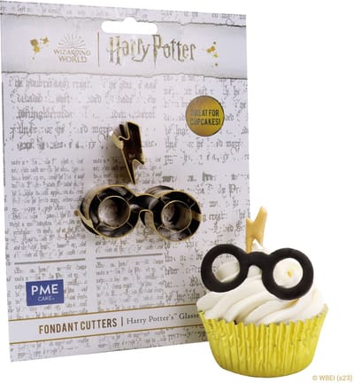 PME Fondant Cutter - Harry Potter's Glasses and Scar - Cupcake formaat