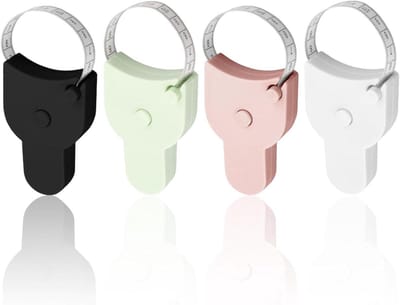 Meetlint Set - Zachte Liniaal - Lichaam Meten - Automatisch Intrekbaar - 4 Stuks - Multi Color
