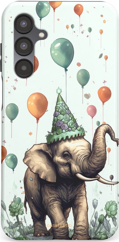 Casetastic Hoesje Geschikt voor Samsung A16 - Stijlvolle Beschermende Duo-layer Case - Ballolifant