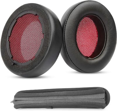 Vervangende Oorkussens voor Stereo Hoofdtelefoons - Comfortabele Earpads en Hoofdband Accessoires voor Geluid en Demping