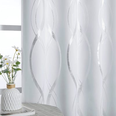 Dailygoods- Verduisteringsgordijnen met inslagringen - Gordijnset 2 stuks - Hoogte 220 cm - Breedte 140 cm - Modern design - Ondoorzichtig - Gordijnen