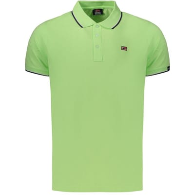 Noorwegen 1963 Groene Katoenen Herenshirt
