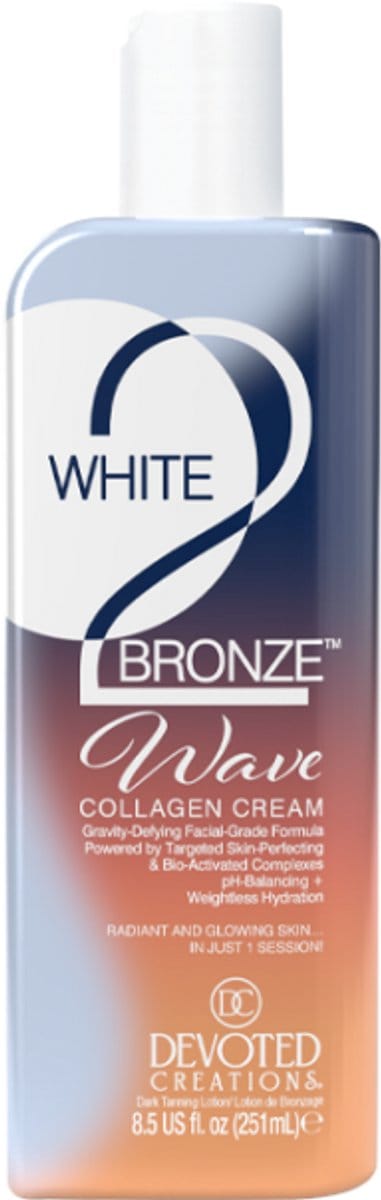 Devoted Creations - White 2 Bronze Wave - Zonnebankcrème - 250ml