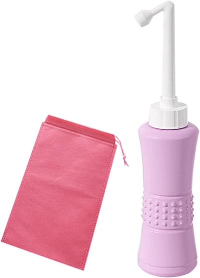 Peri Fles - Bidet Fles - Persoonlijke Hygiëne - Gekantelde Spuitkop - 500ml - Wit
