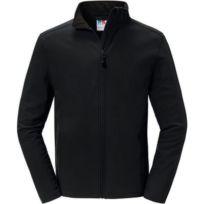 Russell Heren Essential Soft Shell Jas (Zwart)