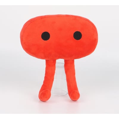 Nieuwe Pikuniku Piku Pluche Zacht Gevuld Rode Bonen Pop Spelpersonage Platformer Verzamelbaar Figuur Pikuniku Pluche Speelgoed Cadeau Voor Fans rood