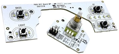 Knoppaneel met sleutel - Bedieningspaneel - Partybox connector - Eenvoudige installatie - 1 x 1 x 1 cm