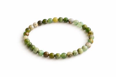 Chrysopraas Armband – 6 mm Kralen – Ø 17 cm – Groene Edelsteen Armband – Natuursteen Armband voor Dames en Heren