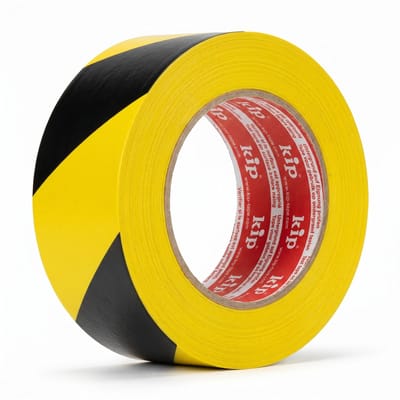 Kip Textiel Markeringstape 48 mm - 3824 Zwart/Geel
