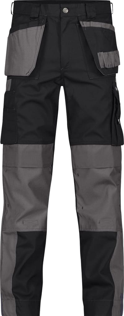 Tweekleurige holsterzakkenbroek met kniezakken