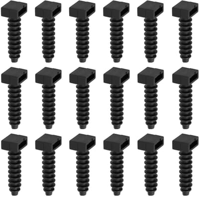 Dailygoods- Muurpluggen 50 stuks - Nylon Bevestigingspluggen - Geschikt voor Metselwerk - Kabelbeheer - Afmetingen 38 x 8 mm - Duurzaam en Sterk
