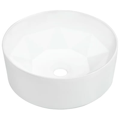 vidaXL - Wastafel - 36x14 - cm - keramiek - wit