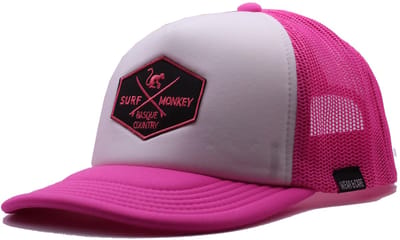 Gevoerde truckerpet met mesh voor jongens/meisjes - 6-12 jaar (roze)
