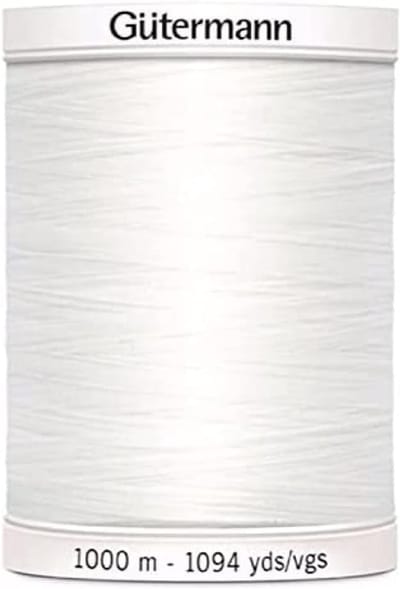 Naaigaren Polyester - Universeel Garen - Kleding Repareren - Scheurvast Materiaal - 1000 Meter - Zwart