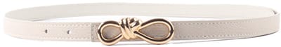 Giuliano Lederen riem - Made in Italy - Beige