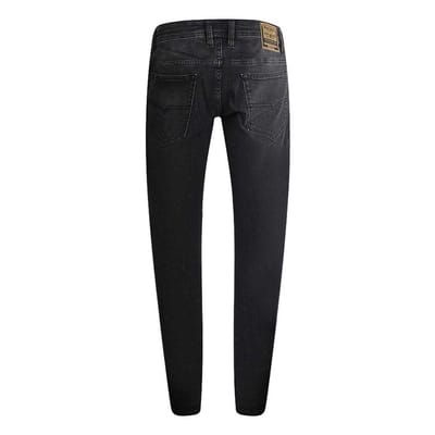 Diesel Heren Tommer-R Denim Faded Jeans (Zwart)