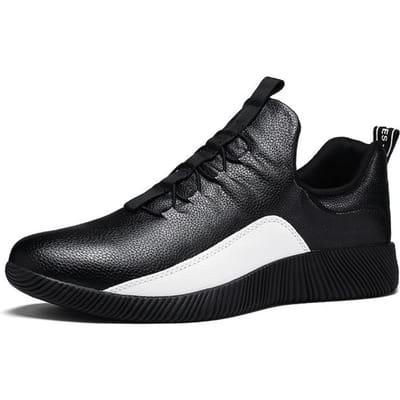 Zomer Nieuwe Heren Hardloopschoenen Comfortabele Sportschoenen Heren Trend Lichtgewicht Wandelschoenen Heren Sneakers Ademend Zapatillas 39 zwart