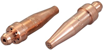 Dailygoods- Snijtips Acetyleen Maat 0 - 2 Stuks - Dikte 6-10 - Snijzuurstof 25-30 - Brandstof 3-5 - Voorverwarmen 0,6 - Snijpunten