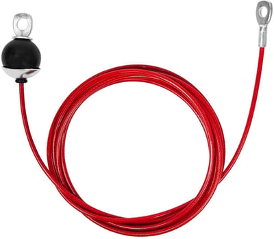 Allecto - kabel voor sportschool - multifunctionele fitnesskabel - 1,5 meter - staal - duurzaam en soepel - geschikt voor heren dames en jongeren -...
