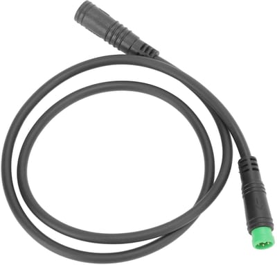 Dailygoody - E Bike Verlengkabel - 5Pin Waterdicht - Geschikt voor Elektrische Fiets - 57cm - Fietscomputer Verlengkabel - ABS Kunststof