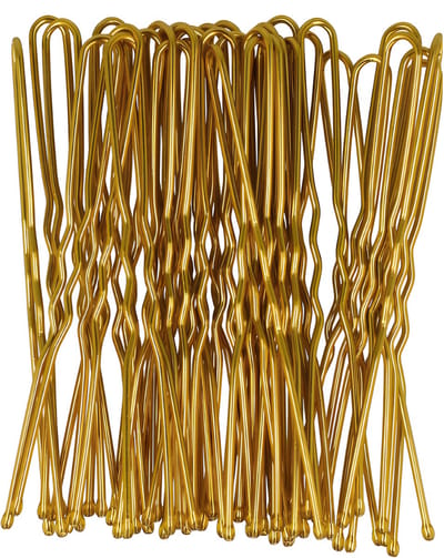 Guardian Beauty Haarspeldjes - Klein - U-vormige Zijclips - 200 Stuks - Goud - Haaraccessoires