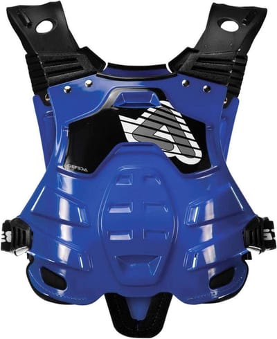 Borstbeschermer Motor - Borstschild - Off road rijden - Verstelbare band - 160-185cm rijder - Blauw