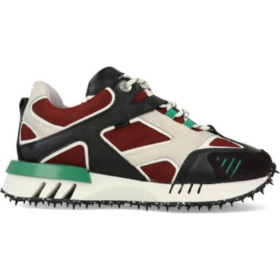 Bronx Ha-cker 66430 Lage sneakers - Leren Sneaker - Dames - Grijs - Maat 36