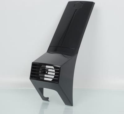 voorschort rms voor scooter piaggio 50 vespa pk 1982 tot 1989 219564 / zwart ruw te schilderen nieuw