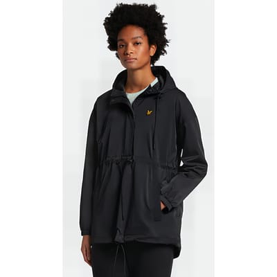 Lyle & Scott Overhead Anorak Z865 Jet Black Size: 6 | Jackets Outlet | Dames | Zwart