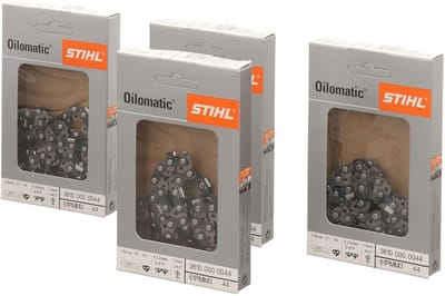 4 Zaagkettingen 3/8 inch P, 1,1 mm - Geschikt voor 30 cm Geleiderail