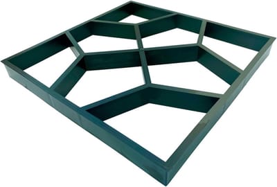 Betonmal Vierkant - Bestratingsmal Tuinpad - Zelf Tuinpad Maken - Herbruikbaar Duurzaam Materiaal - 40x40x4 cm