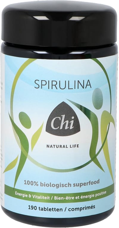 Chi Spirulina 500 mg - 190 Tabletten - Voedingssupplementen - Superfood