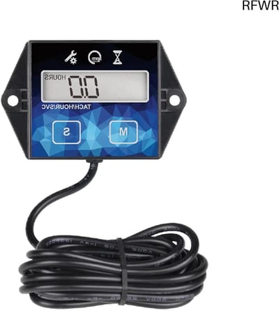 RFWR® Kleine Motor Urenteller en Toerenteller - Waterdichte Oplossing voor Diverse Motoren