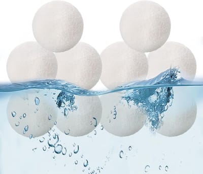Herbruikbare Schuimballen voor Bad en Spa, 10 Stuks, Olieabsorberende Spons voor Zwembaden en Jacuzzi's, Ideaal voor Schuimverwijdering en Onderhoud