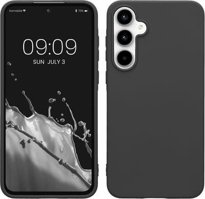 kwmobile telefoonhoesje geschikt voor Samsung Galaxy A55 5G - Hoesje voor smartphone - Back cover in donkergrijs