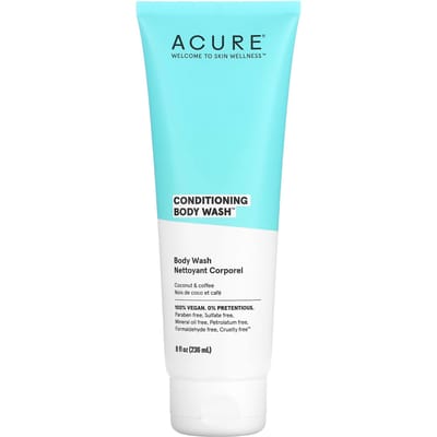 ACURE, Conditioning Body Wash, Coconut and Coffee, 8 fl oz (236 ml) blue