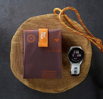 Boc’n’Roll Outdoor Trail Map - Duurzame Lunchwrap voor Wandelen & Kamperen – Herbruikbare Broodzak – Compact & Lichtgewicht
